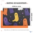 thumbnail image 6 of Yayeee Doormat for Indoor Entrance 32" x 20" Non Slippery Floor Rug, Halloween Colorful Ghosts, 6 of 8