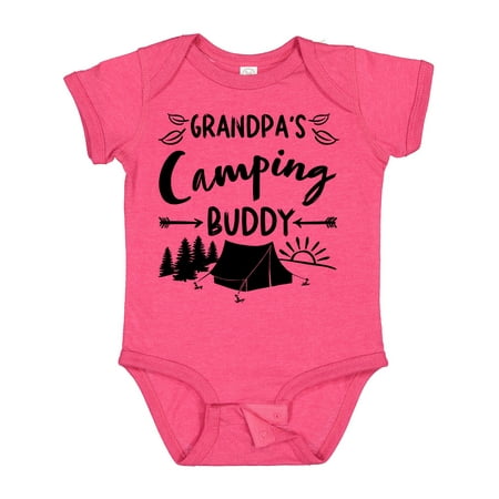 

Inktastic Grandpas Camping Buddy Gift Baby Boy or Baby Girl Bodysuit