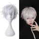 thumbnail image 3 of Peluca de anime para cosplay TQEHS Gris plateado, 3 of 5
