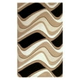 thumbnail image 1 of Eternity 1071 Black/Beige Waves 8' x 10'6" Size Area Rug, 1 of 11