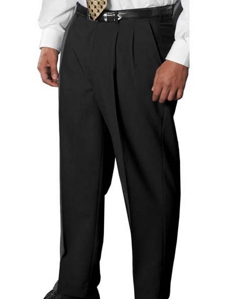 Men's Wool Blend Pleated Dress Pant - 2680 - Walmart.com