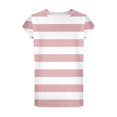 thumbnail image 5 of Piuwrlz Short T-Shirts Sleeve Kids Girls Round Neck Shirt Printed Blouses Undershirt Shirt Top Pink Size 5 Years, 5 of 7