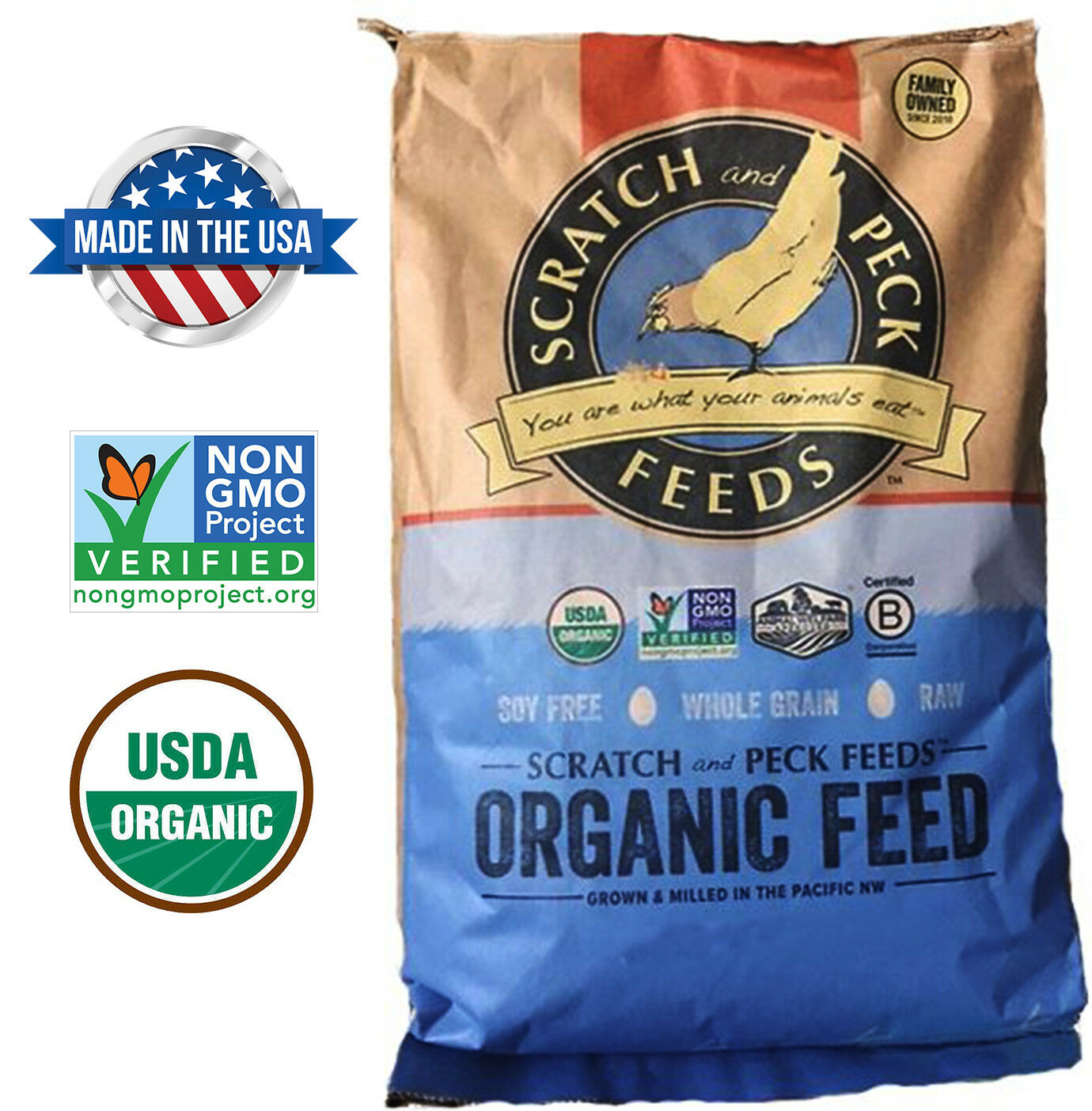 25 lbs - Naturally Free Org Layer 16%
