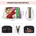 thumbnail image 4 of Saiise Sml Jeffy Print Makeup Bag PU Leather Travel Makeup Bag Organizer Makeup Pouch, Portable Cosmetic Bags for Women,Cute Make Up Bag for Travel Size Toiletries Accessories Brushes, 4 of 7