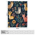 thumbnail image 4 of nygtbtfer &nbsp;Woodland Animal Gifts , Forest Animal Flannel Blanket for Kids, Christmas Birthday Valentine's Day Decor Animation Gifts&nbsp; 50x60in, 4 of 6