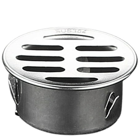 

Stainless Steel Drain Filter Universal Bathroom Sink Strainer with Wide Rim Anti-Clogging for Round Drain Holes 5CM