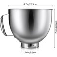 thumbnail image 3 of Cuenco de acero inoxidable para KitchenAid 4.5-5 Quart Tilt Head St, 3 of 6