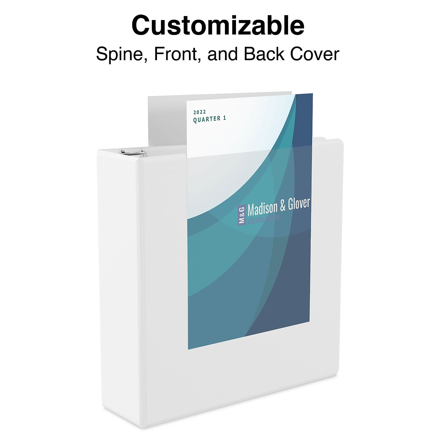 Staples Economy 1" 3-Ring View Binders White 24/Carton 23735/21684VS