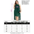 thumbnail image 5 of Yesfashion Plus Size Halter Neck Sleeveless Cocktail Dress Sequin Tulle Wedding Guest Party Midi Dresses, 5 of 5