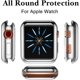 thumbnail image 5 of 3 Pack Compatible with Apple Watch Case 38mm,Soft HD High Sensitivity Screen Protector with TPU All Around Anti-Fall Bumper Protective Case for iWatch Series 3/2/1 38mm Black/Silver/Rose Gold, 5 of 5