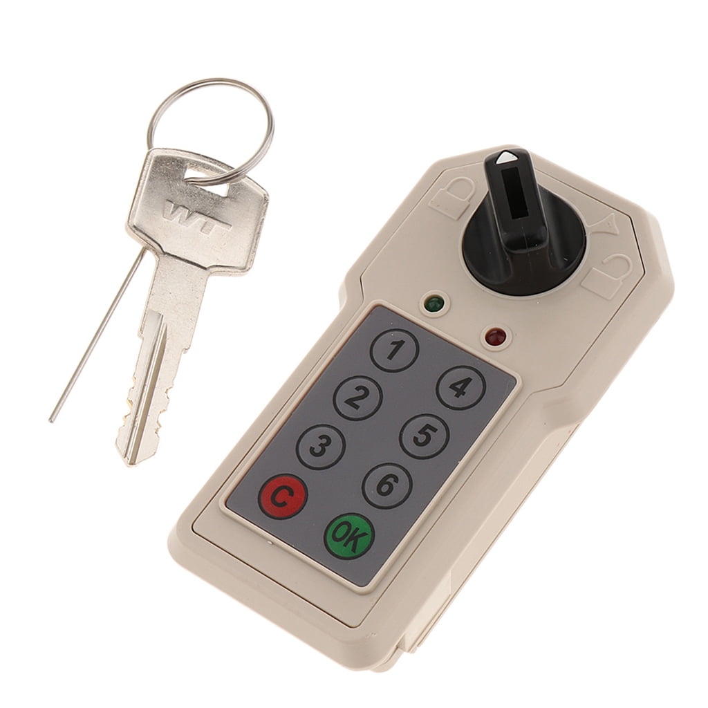 1Set Electronic Intelligent Password Keypad Number Drawer Cabinet Lock for Gym