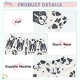 thumbnail image 4 of Dailycode Cotton Pajama Set Snug Fit Long Sleeve Top and Pants for 18M-8Y Cute Bulldog Faces and Pawprints, 4 of 7