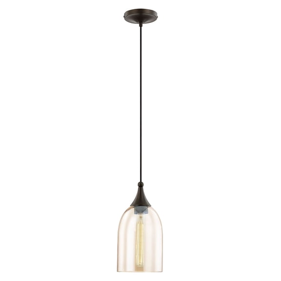 Livex Lighting - Art Glass - 1 Light Mini Pendant in Coastal Style - 6.25 Inches