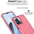 thumbnail image 5 of CoverON For OnePlus Nord N300 Phone Case, Military Grade Heavy Duty Rugged Cover Grip, Pink, 5 of 9