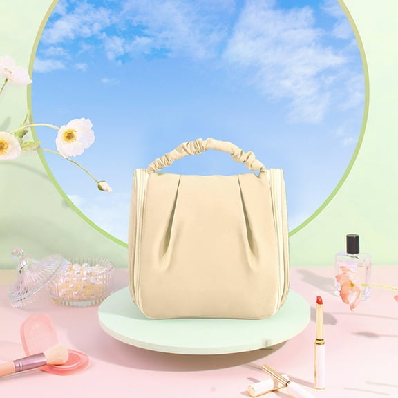 Deeceymbur Travel Makeup Bag for Women and Men Waterproof Cosmetic Case for Toiletries