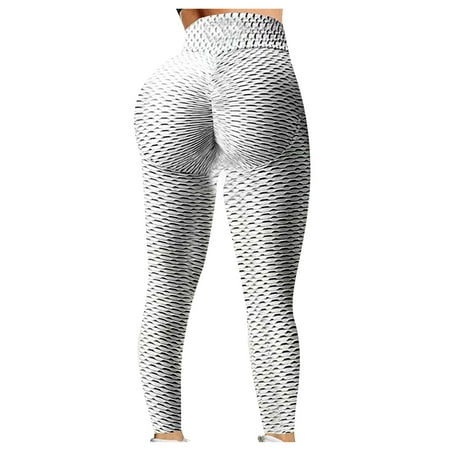 

Fsqjgq Yoga Scrub Pants Women Plus Sports Leggings Running Pants Women s Yoga Fitness Workout Pants Bell Bottom Yoga Pants Long Ployester White Xl