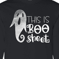 thumbnail image 4 of Inktastic This is Boo Sheet Funny Halloween Ghost Long Sleeve T-Shirt, 4 of 5