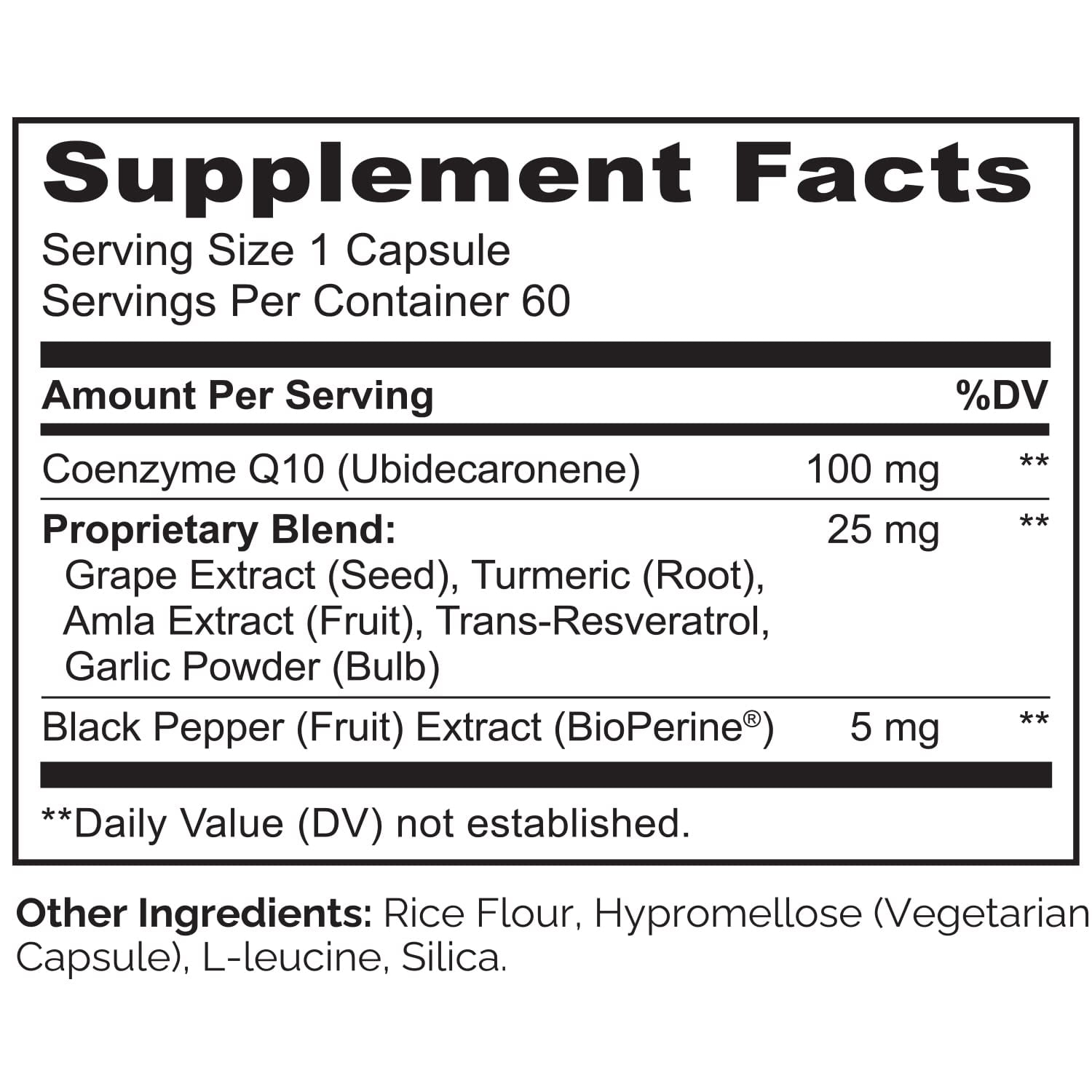 NATURELO Whole Food CoQ10 with Heart Health Blend, Powerful Antioxidant for Energy Production, 60 Capsules