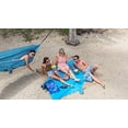 thumbnail image 3 of GRAND TRUNK | Parasheet Blanket with Sand Anchor Pockets (Blue Lagoon) | Sand and Water Resistant | Perfect for Beach & Picnics | Included: Stake Looks and Attached Stuff Sack, 3 of 6