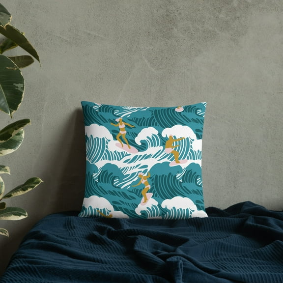 Throw Pillow (18″×18″)