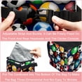 thumbnail image 4 of Football Foldable Car Trash Bin with Lid, Leak-proof Mini Trash Can, Hanging Storage Bag for Car, 4 of 6
