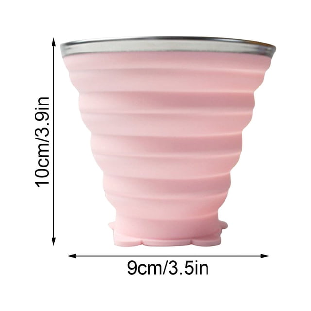 Vaso de viaje plegable,vaso portátil para beber,vaso retráctil para enjuague bucal,botella de agua a prueba de fugas,vaso de silicona reutilizable para la escuela,senderismo,camping,ciclismo y