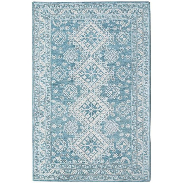 Amer Rug BOS640576 Boston Blue Hand-Tufted Area Rug - 5 ft. x 7 ft. 6 in.