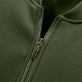thumbnail image 7 of Generic Men's Baseball Jackets Color Block Zip Up Long Sleeve Stand Collar Sweatshirt Fashion Spring Fall Trendy Coat, 7 of 7