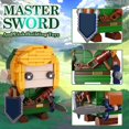 thumbnail image 3 of Kit de construcción Latephiy The Master Sword con figuras de acción Link, 3 of 5