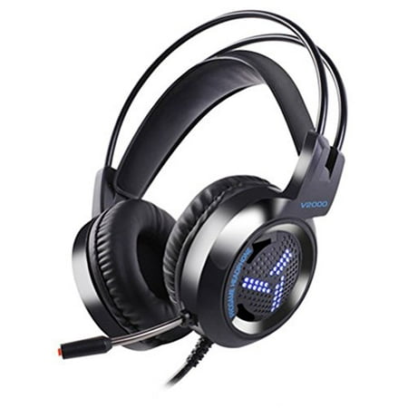 Stereo Gaming Headsets For FPS Game, PS4, Xbox One, Nintendo Switch, PC, LED Light, Noise Cancelling Computer Headsets, (Best Fps Games On Iphone)
