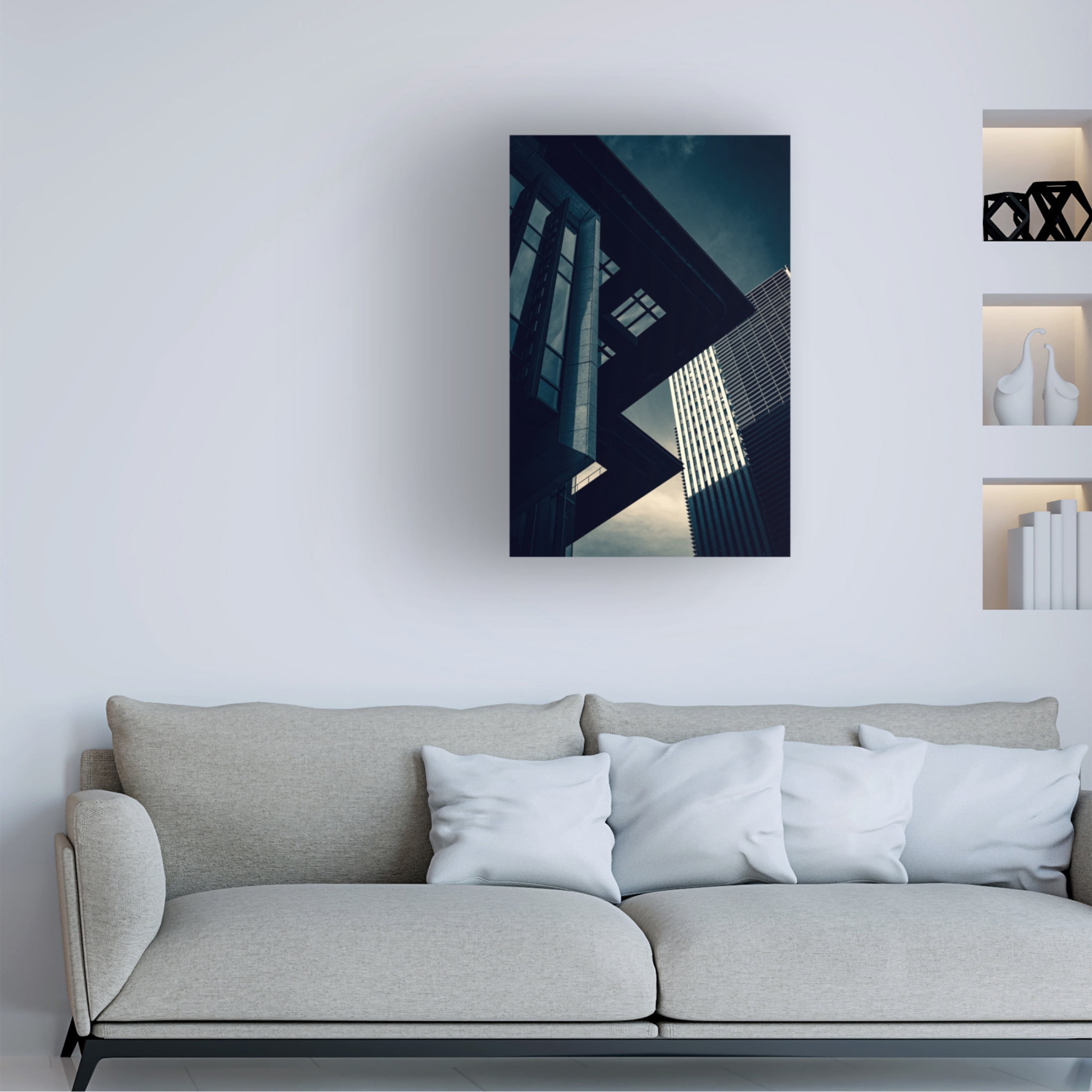 Canvas Wall Art - Takao Kataoka 'Edge' Wall Art for Living Room, Bedroom, or Office Décor by Trademark Fine Art - 16 x 24 Inches