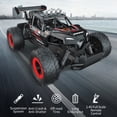 thumbnail image 2 of Red 2.4GHz 1:16 Scale RC Racing Car with Full Proportional Throttle, 3 Rechargeable 7.4V 500mAh Lithium Batteries, 40m Control Range, ABS Construction, Includes Remote Controller, USB Charger,, 2 of 6