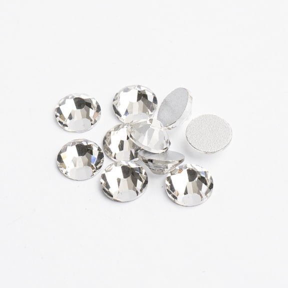 Crystal Lane DIY 1440pcs SS20 (4.7mm) Crystal | Glass Round Flat Back Rhinestones