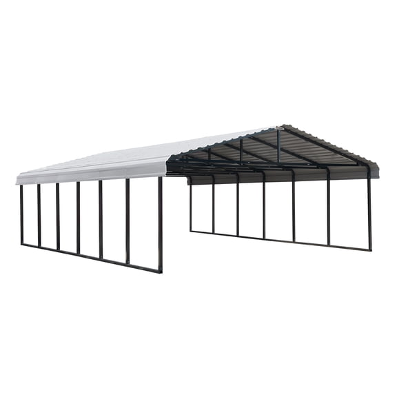 Arrow 20 x 29 x 7 ft Eggshell Carport