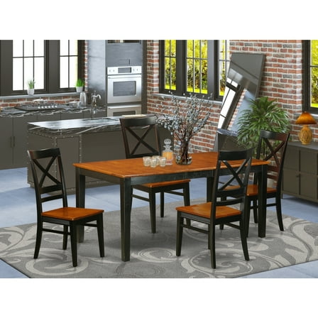 Dining Chair Set of 6 - Modern Kitchen Chairs - Home Dining Room Seating