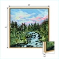 thumbnail image 5 of Woven Paths Sylvie Minnesota Framed Canvas Wall Art by Emily Kenney, 22x22 Natural, Painterly Nature Landscape Art, 5 of 7