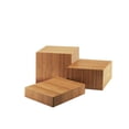 thumbnail image 2 of Cal-Mil 432-3-60 Bamboo Cube Riser, 3"H, 2 of 5