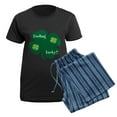 thumbnail image 5 of CafePress - Feeling Lucky? Women's Dark Pajamas - Women's Short Sleeve Print T-Shirt and Pants Dark Cotton Pajama Set, 5 of 7
