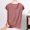 Red, variant on YHAJDS Womens Pajama Tops Stripe Round Neck Sleeveless Loose Summer Casual Sleepwear Shirt