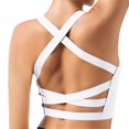 thumbnail image 3 of Sngxgn Bras for Women Full Coverage, Unlined Lace Underwire Bra for Breasts(White,L), 3 of 6