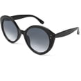 thumbnail image 1 of FEISEDY Retro Oversized Round Cat Eye Women Sunglasses Color Contrast Big Frame Double Metal Studs B2709, 1 of 6