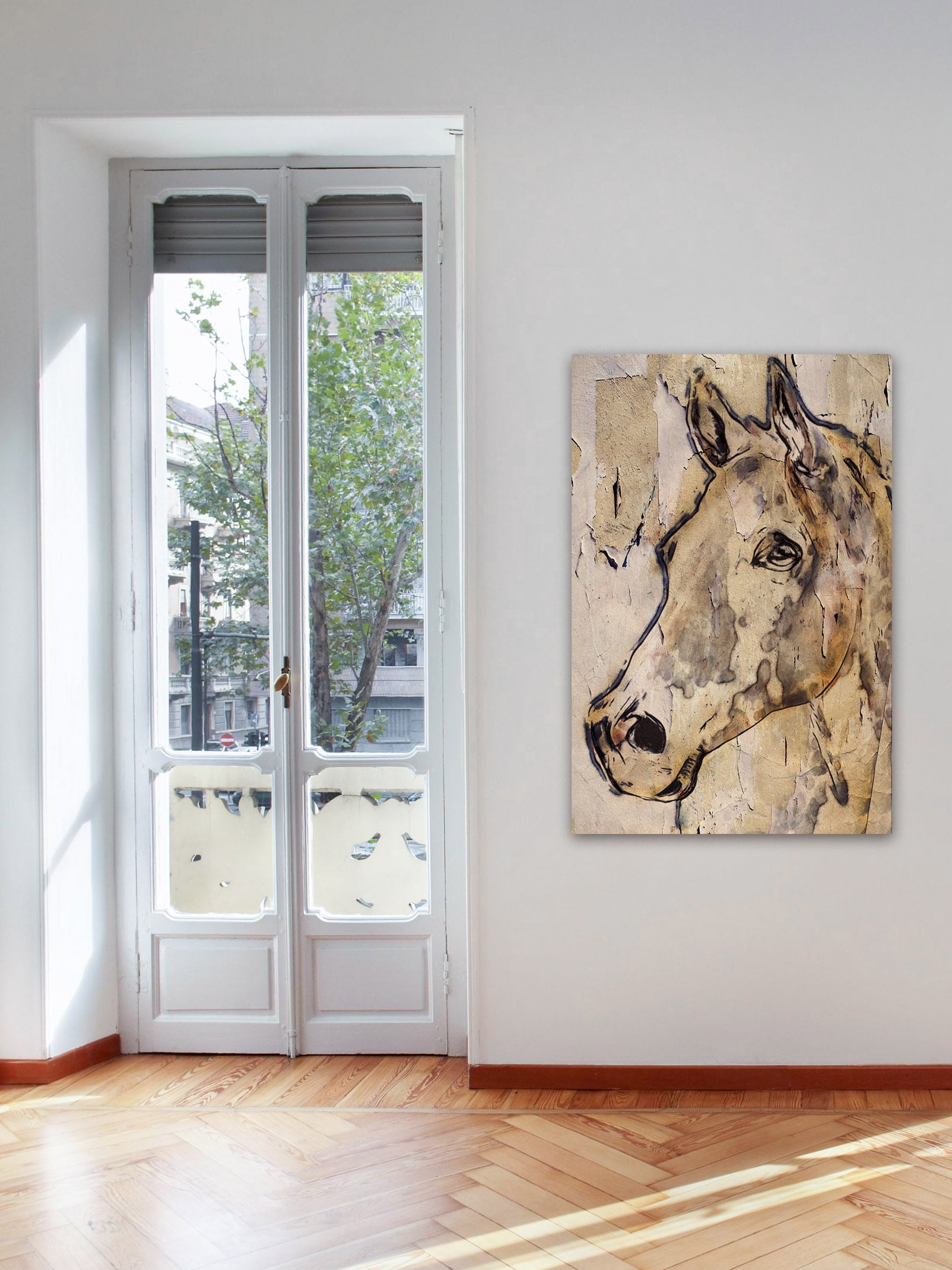 "Winner Horse" Painting Print on Wrapped Canvas