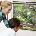 thumbnail image 4 of Sobremesa 74 Gallon Reptile Terrarium, Front Opening Snake Habitat with Top Screen Ventilation, Heating Pad Space & Sliding Cable Outlet for Leopard Geckos, 4 of 9