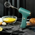 thumbnail image 3 of Bearachild Batidor de huevos eléctrico, bajo ruido, inalámbrico, alimentado por batería, interfaz USB, ajustable, recargable, herramienta Electrodomésticos, 3 of 6