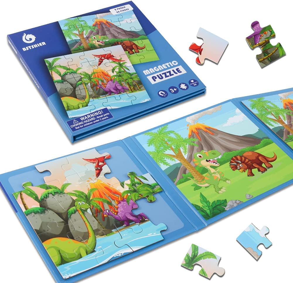 Puzzles for Kids Ages 3 4 5 6, TWO20 Piece Animal Wooden