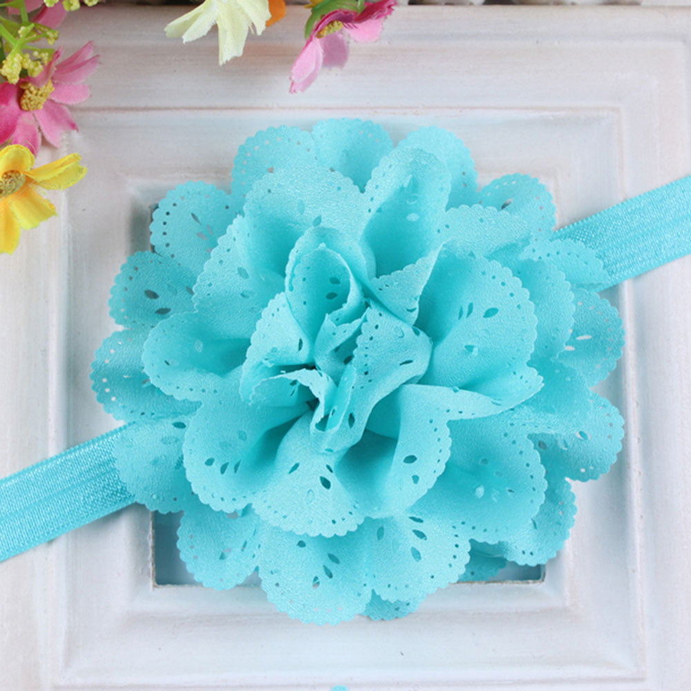 Lovely Lace Girls Flower Elastic Baby Hair Accessories Hairband Headband
