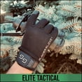 thumbnail image 3 of Glacier Outdoor Elite Black Durable Water-Resistant Form Fitted Vented Hunting Gloves, M, 3 of 5