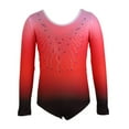 thumbnail image 3 of Long Sleeve Gymnastics Leotards Athletic Ballet Dance Unitard Costume For Little Girls, 3 of 12