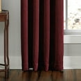 thumbnail image 4 of Curtainworks Lenox Grommet Curtain 50" x 95", Wine, Indoor, Polyester, Single Panel, Adult, 4 of 7