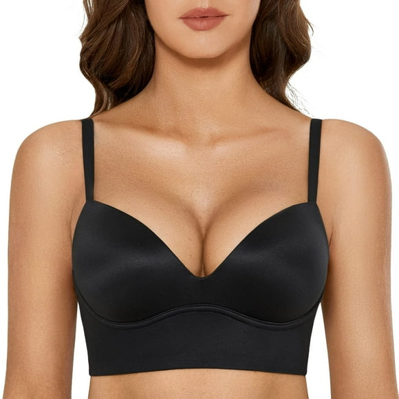 Sostén DOBREVA 38DD Sin Aros Push Up Acolchado Negro